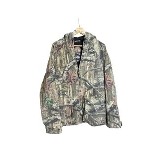 Mossy Oak Break Up Infinity Camo Jacket Hooded Quilted Lined